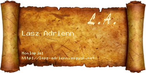 Lasz Adrienn névjegykártya