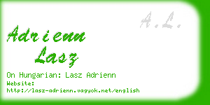 adrienn lasz business card